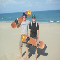 Sandboarding Jeffreys Bay